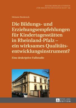 Die Bildungs- und Erziehungsempfehlungen für Kindertagesstätten in Rheinland-Pfalz – ein wirksames Qualitätsentwicklungsinstrument? von Bredereck,  Melanie