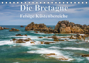 Die Bretagne – Felsige Küstenbereiche (Tischkalender 2023 DIN A5 quer) von Hoffmann,  Klaus