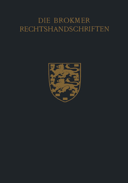 Die Brokmer Rechtshandschriften von Buma,  W.J.