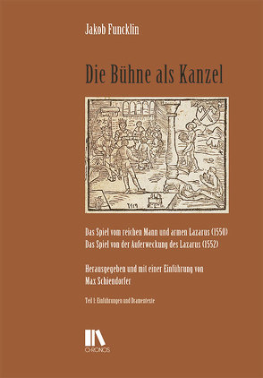 Die Bühne als Kanzel von Funcklin,  Jakob, Schiendorfer,  Max