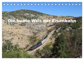 Die bunte Welt der Eisenbahn (Tischkalender 2024 DIN A5 quer), CALVENDO Monatskalender von Adrian Greulich,  Eric