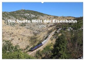 Die bunte Welt der Eisenbahn (Wandkalender 2024 DIN A2 quer), CALVENDO Monatskalender von Adrian Greulich,  Eric