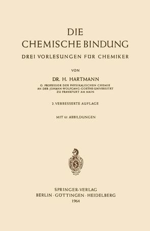 Die Chemische Bindung von Hartmann,  Hermann