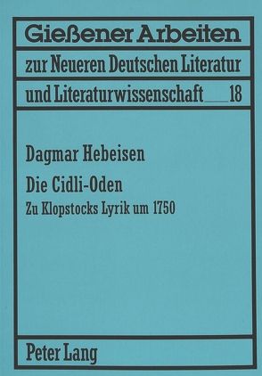 Die Cidli-Oden von Hebeisen,  Dagmar