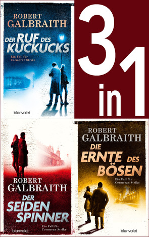 Die Cormoran-Strike-Reihe Band 1-3: – Der Ruf des Kuckucks / Der Seidenspinner / Die Ernte des Bösen (3in1-Bundle) von Bergner,  Wulf, Galbraith,  Robert, Göhler,  Christoph, Kurz,  Kristof