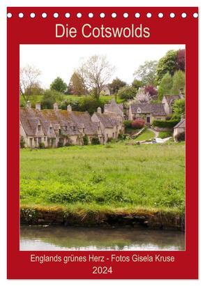 Die Cotswolds Englands grünes Herz (Tischkalender 2024 DIN A5 hoch), CALVENDO Monatskalender von Kruse,  Gisela