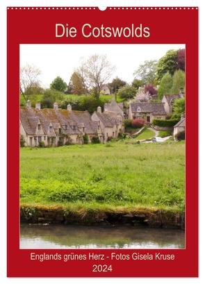 Die Cotswolds Englands grünes Herz (Wandkalender 2024 DIN A2 hoch), CALVENDO Monatskalender von Kruse,  Gisela