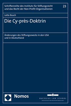 Die Cy-près-Doktrin von Busch,  Lotte