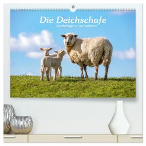 Die Deichschafe. Deichpflege an der Nordsee (hochwertiger Premium Wandkalender 2024 DIN A2 quer), Kunstdruck in Hochglanz von Dreegmeyer,  Andrea