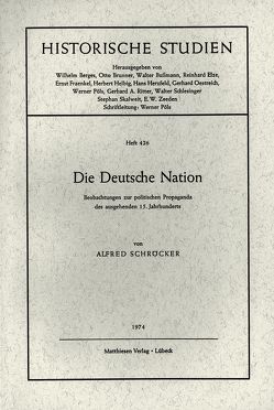 Die Deutsche Nation von Schröcker,  Alfred