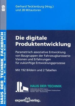 Die digitale Produktentwicklung, I: von Tecklenburg,  Gerhard