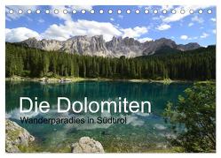 Die Dolomiten – Wanderparadies in Südtirol (Tischkalender 2024 DIN A5 quer), CALVENDO Monatskalender von Barig,  Joachim