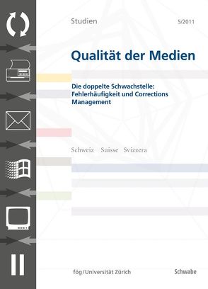 Die doppelte Schwachstelle: Fehlerhäufigkeit und Corrections Management von Porlezza,  Colin, Ruß-Mohl,  Stephan, Zanichelli,  Marta