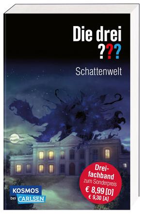 Die drei ???: Schattenwelt (Dreifachband. Enthält die Bände: Teuflisches Duell, Angriff in der Nacht, Die dunkle Macht) von Buchna,  Hendrik, Dittert,  Christoph, Erlhoff,  Kari