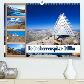 Die Dreiherrenspitze 3499m (Premium, hochwertiger DIN A2 Wandkalender 2021, Kunstdruck in Hochglanz) von Kramer,  Christa