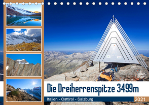 Die Dreiherrenspitze 3499m (Tischkalender 2021 DIN A5 quer) von Kramer,  Christa