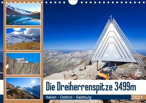 Die Dreiherrenspitze 3499m (Wandkalender 2021 DIN A4 quer) von Kramer,  Christa