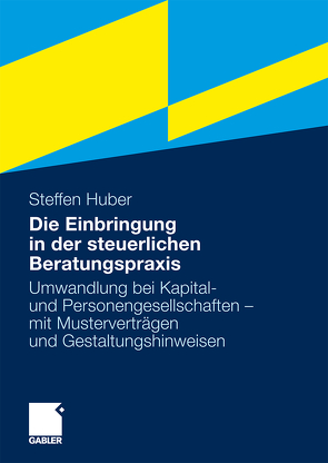 Die Einbringung in der steuerlichen Beratungspraxis von Huber,  Steffen