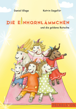 Die Einhornlämmchen und die goldene Rutsche von Dageför,  Katrin, Glage,  Daniel