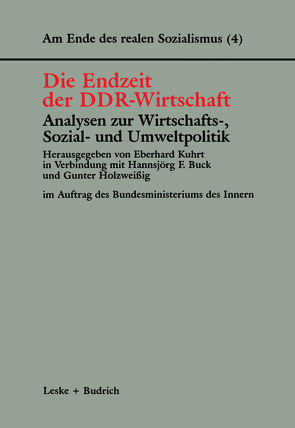 Die Endzeit der DDR-Wirtschaft — Analysen zur Wirtschafts-, Sozial- und Umweltpolitik von Buck,  Hannsjörg F., Holzweissig,  Gunter, Kuhrt,  Eberhard