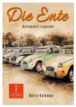 Die Ente – Automobil Legende (Tischkalender 2024 DIN A5 hoch), CALVENDO Monatskalender von Roder,  Peter