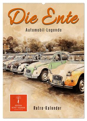 Die Ente – Automobil Legende (Wandkalender 2024 DIN A2 hoch), CALVENDO Monatskalender von Roder,  Peter