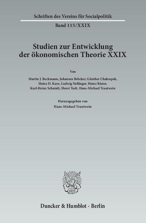 Die Entwicklung der Raumwirtschaftslehre von ihren Anfängen bis in die Gegenwart. von Trautwein,  Hans-Michael