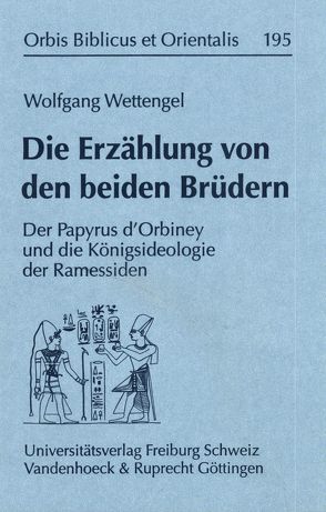 Die Erzählung von den beiden Brüdern von Wettengel,  Wolfgang