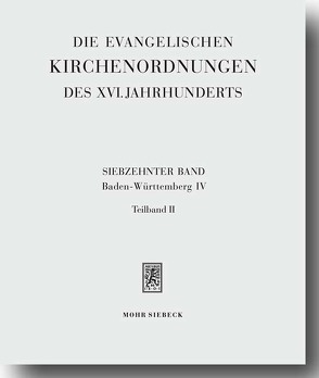 Die evangelischen Kirchenordnungen des XVI. Jahrhunderts von Arend,  Sabine