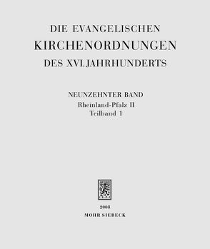 Die evangelischen Kirchenordnungen des XVI. Jahrhunderts von Bergholz,  Thomas, Goeters,  J F