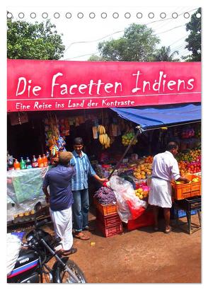 Die Facetten Indiens – Eine Reise ins Land der Kontraste (Tischkalender 2024 DIN A5 hoch), CALVENDO Monatskalender von Hein,  Christina