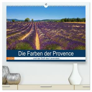 Die Farben der Provence… und der Duft des Lavendels… (hochwertiger Premium Wandkalender 2024 DIN A2 quer), Kunstdruck in Hochglanz von Dürr,  Brigitte