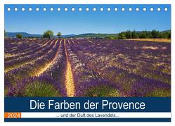 Die Farben der Provence… und der Duft des Lavendels… (Tischkalender 2024 DIN A5 quer), CALVENDO Monatskalender von Dürr,  Brigitte