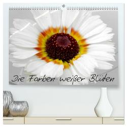 Die Farben weißer Blüten (hochwertiger Premium Wandkalender 2024 DIN A2 quer), Kunstdruck in Hochglanz von Knodt,  Birgit