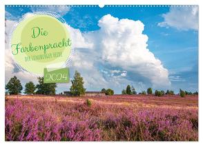 Die Farbenpracht der Lüneburger Heide (Wandkalender 2024 DIN A2 quer), CALVENDO Monatskalender von Lorenzen-Müller,  Sandra