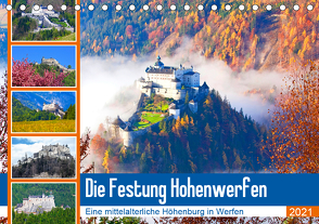 Die Festung Hohenwerfen (Tischkalender 2021 DIN A5 quer) von Kramer,  Christa