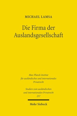 Die Firma der Auslandsgesellschaft von Lamsa,  Michael