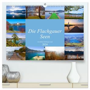 Die Flachgauer Seen (hochwertiger Premium Wandkalender 2024 DIN A2 quer), Kunstdruck in Hochglanz von Kramer,  Christa