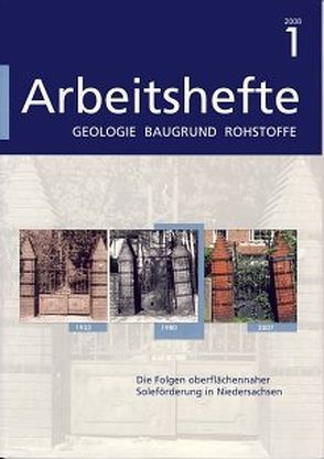 Die Folgen oberflächennaher Soleförderung in Niedersachsen von Büchner,  Karl-Heinz