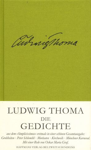Die Gedichte von Thoma,  Ludwig