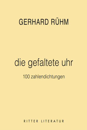 die gefaltete uhr von Rühm,  Gerhard