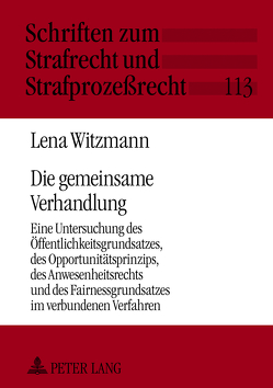 Die gemeinsame Verhandlung von Kraus,  Lena