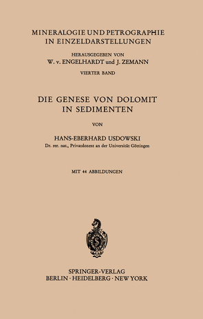 Die Genese von Dolomit in Sedimenten von Usdowski,  H.-E.