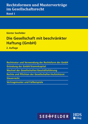 Die Gesellschaft mit beschränkter Haftung (GmbH) von Seefelder,  Günter