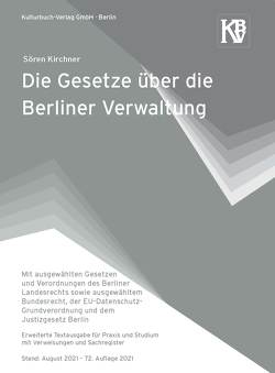 Die Gesetze über die Berliner Verwaltung von Kirchner,  Sören