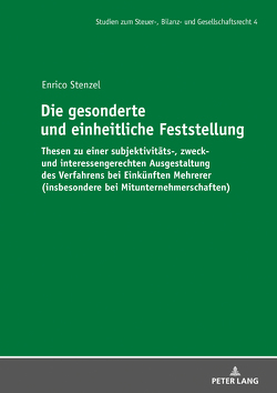 Die gesonderte und einheitliche Feststellung von Stenzel,  Enrico