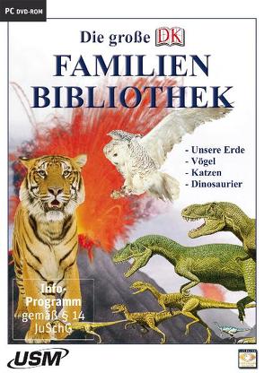 Die große Dorling Kindersley Familienbibliothek – Unsere Erde, Katzen, Vögel und Dinosaurier (DVD-ROM)