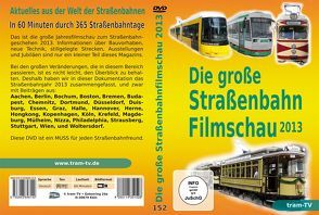 Die große Straßenbahnfilmschau 2013 von tram-tv