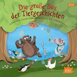 Die große Box der Tiergeschichten von Andersen,  Hans Christian, Boie,  Kirsten, Dietl,  Erhard, Haase,  Matthias, Inkiow,  Dimiter, Ptok,  Friedhelm, Richter,  Jutta