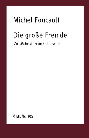 Die große Fremde von Foucault,  Michel, Hock,  Jonas, Klawitter,  Arne